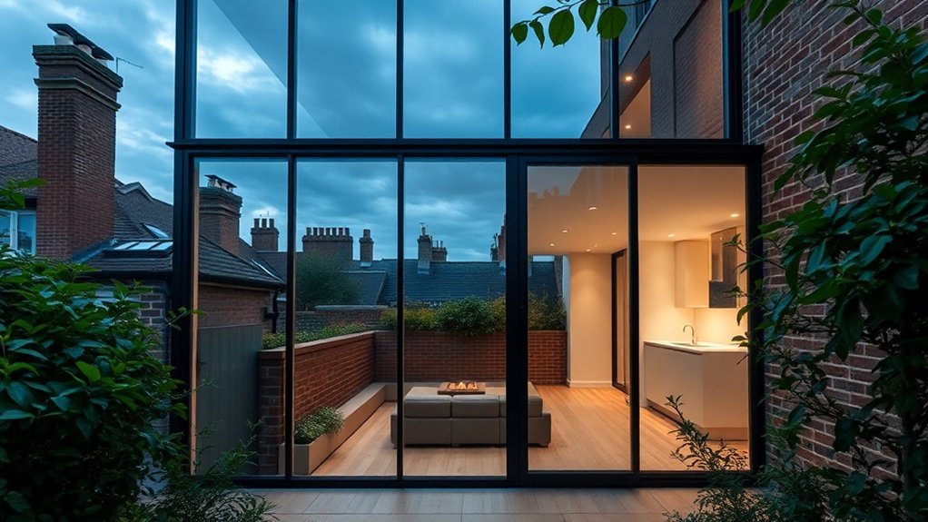 Glass Extension Walls New Cross Gate