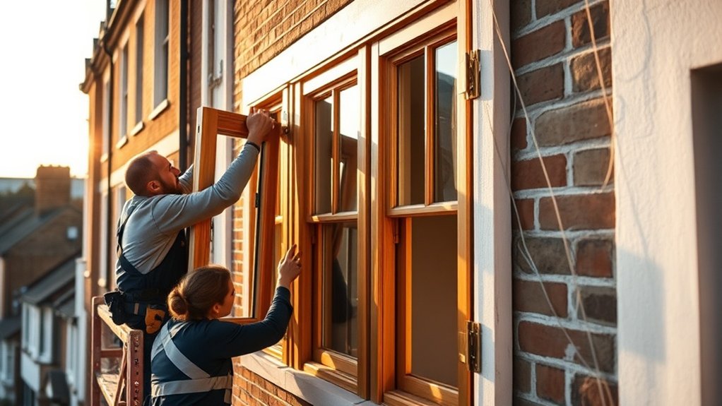 Wooden Window Installation New Cross Gate
