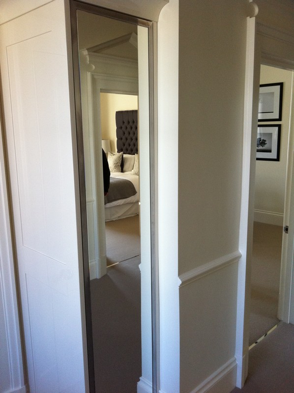 Full-length wardrobe mirror fitted in New Cross Gate home